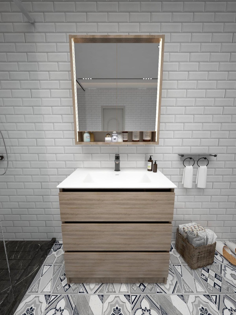 Colección Ballota - Mueble Serena - Color Roble Nebraska Gris